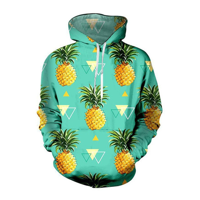 Falling selling Pineapple - AOP Hoodie