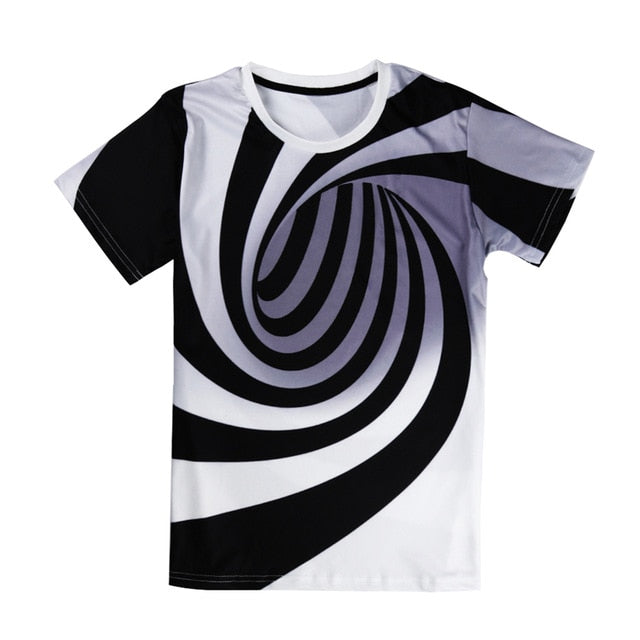 Black & White Vertigo 3D Tee