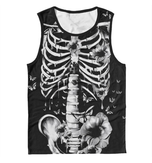 Skeleton 3D Tank Top