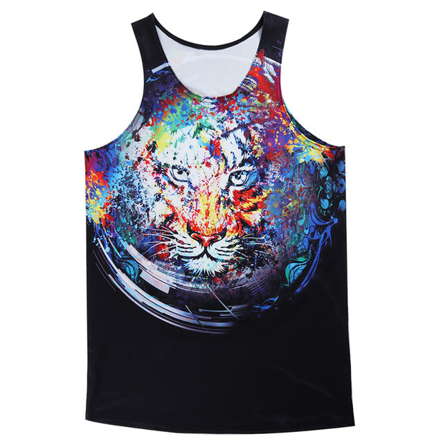 Tiger 3D Tank Top